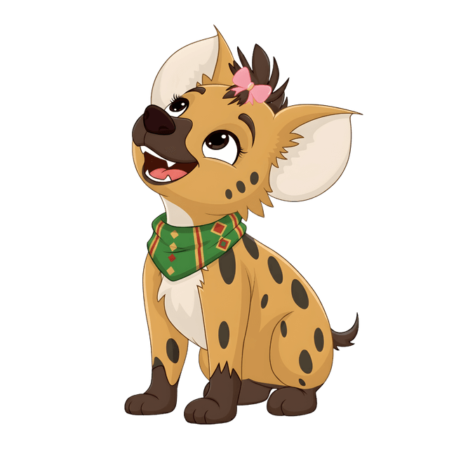 Illustration of Hana the Hyena